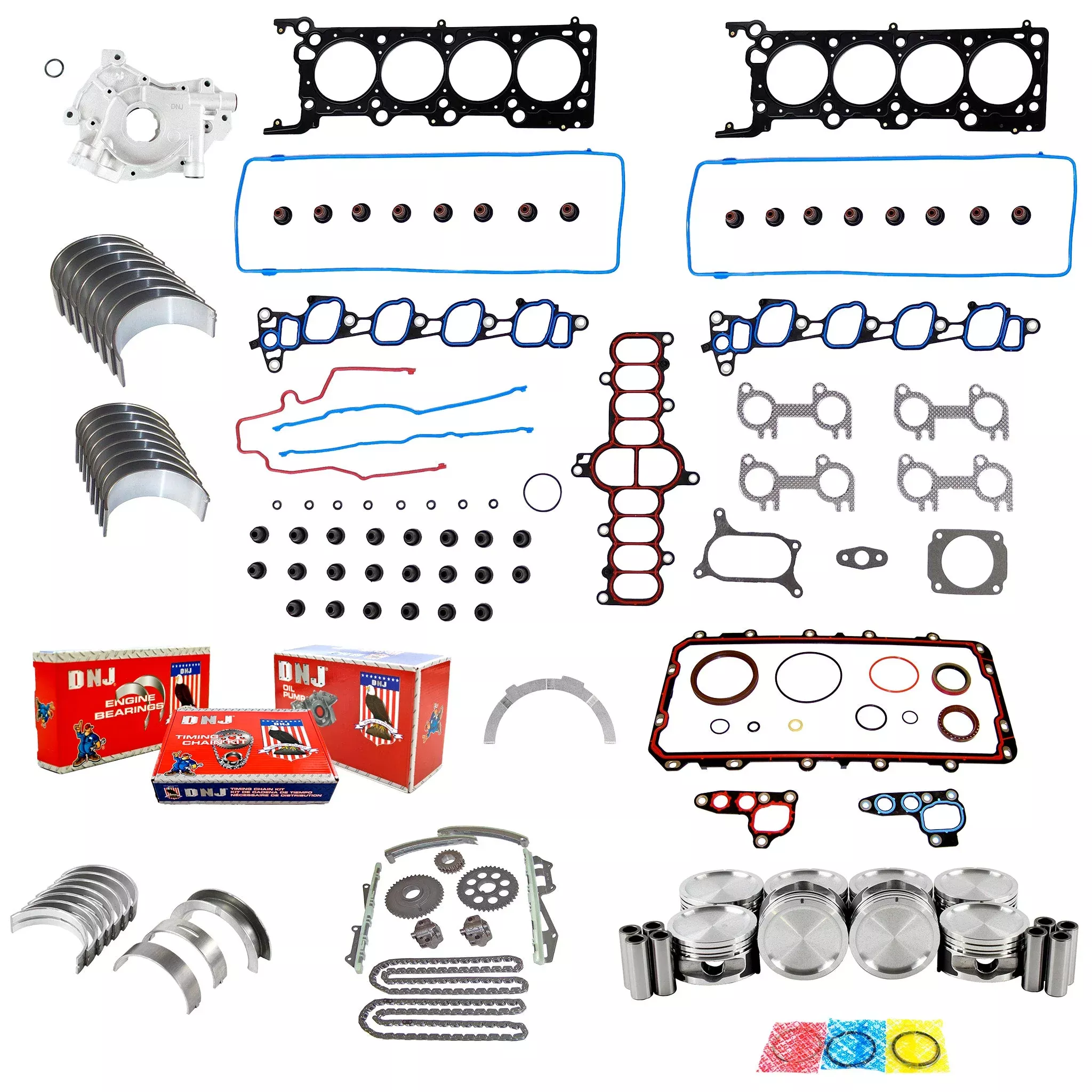 Master Engine Rebuild Kit 2001 Ford 4.6L