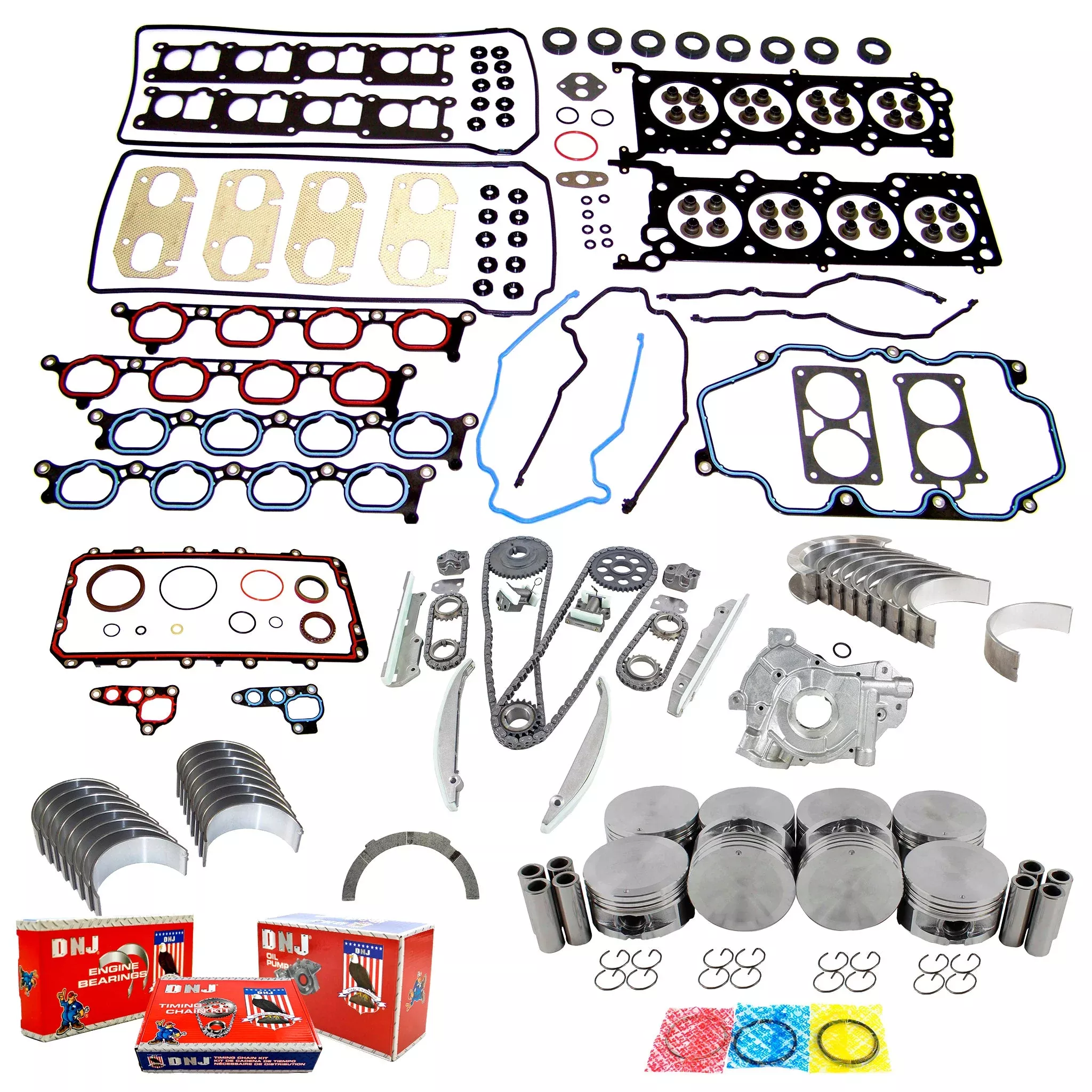 Master Engine Rebuild Kit 2001 Ford Mustang 4.6L V8