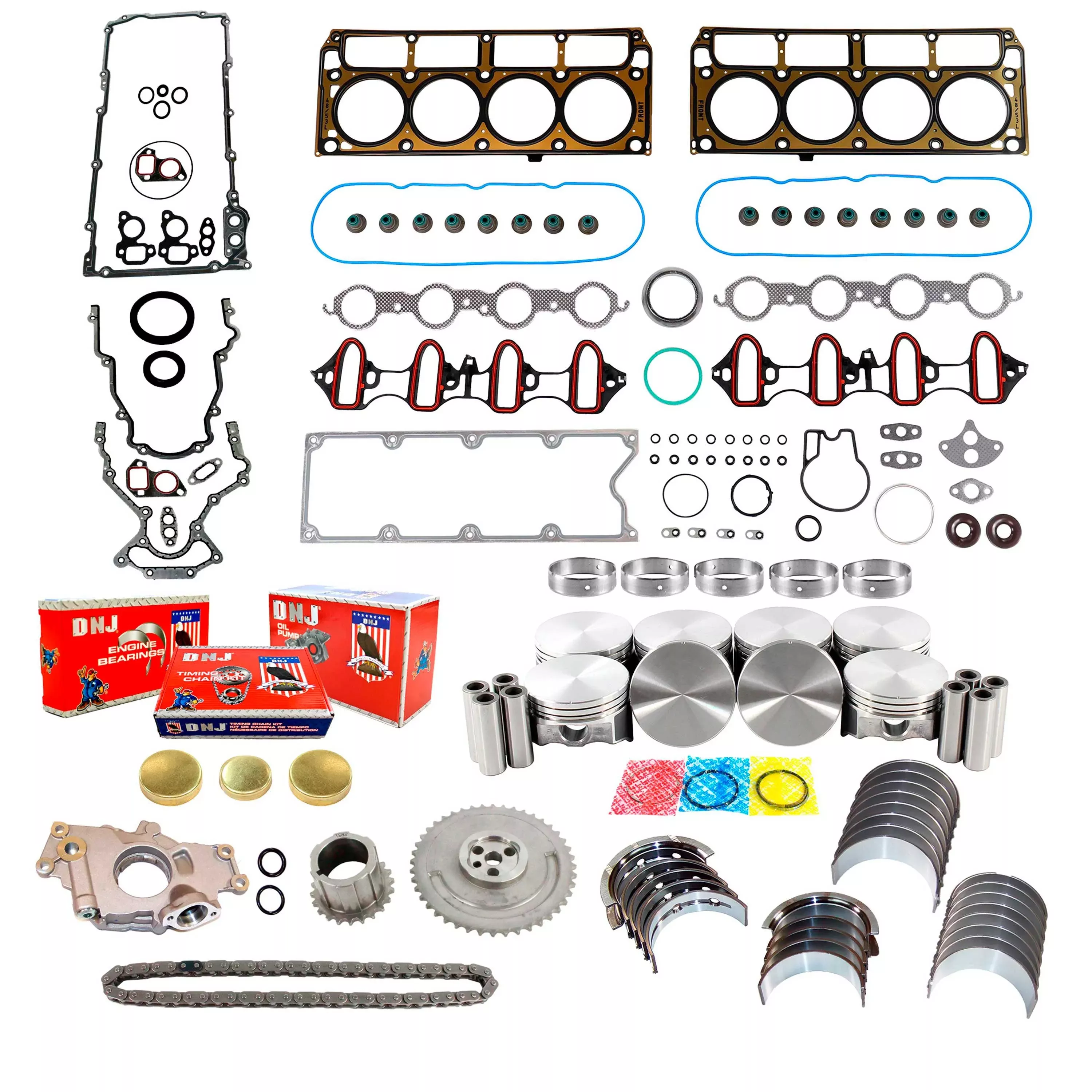 Master Engine Rebuild Kit 2002-2003 Chevrolet,GMC 4.8L
