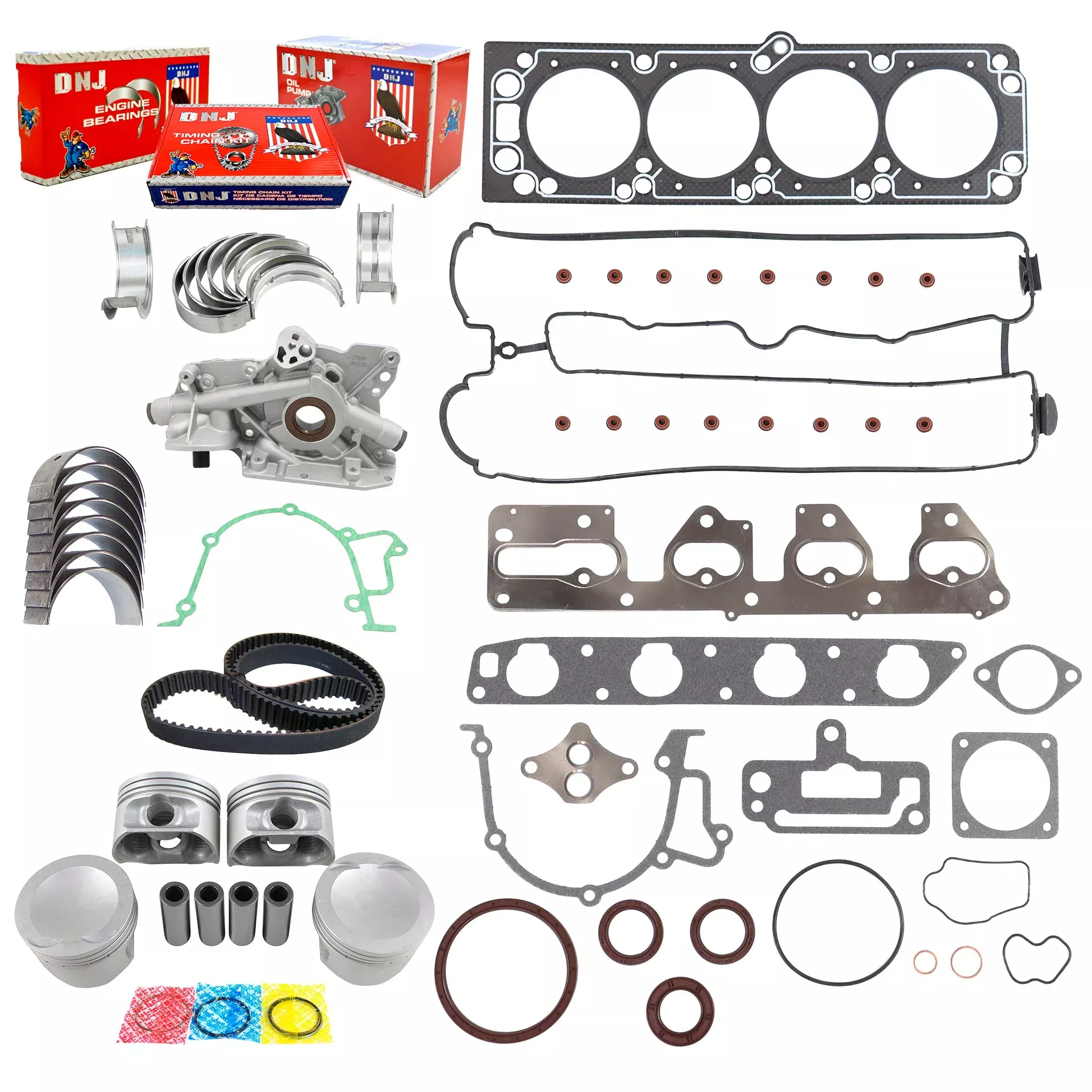 Master Engine Rebuild Kit 2004-2005 Suzuki 2.0L