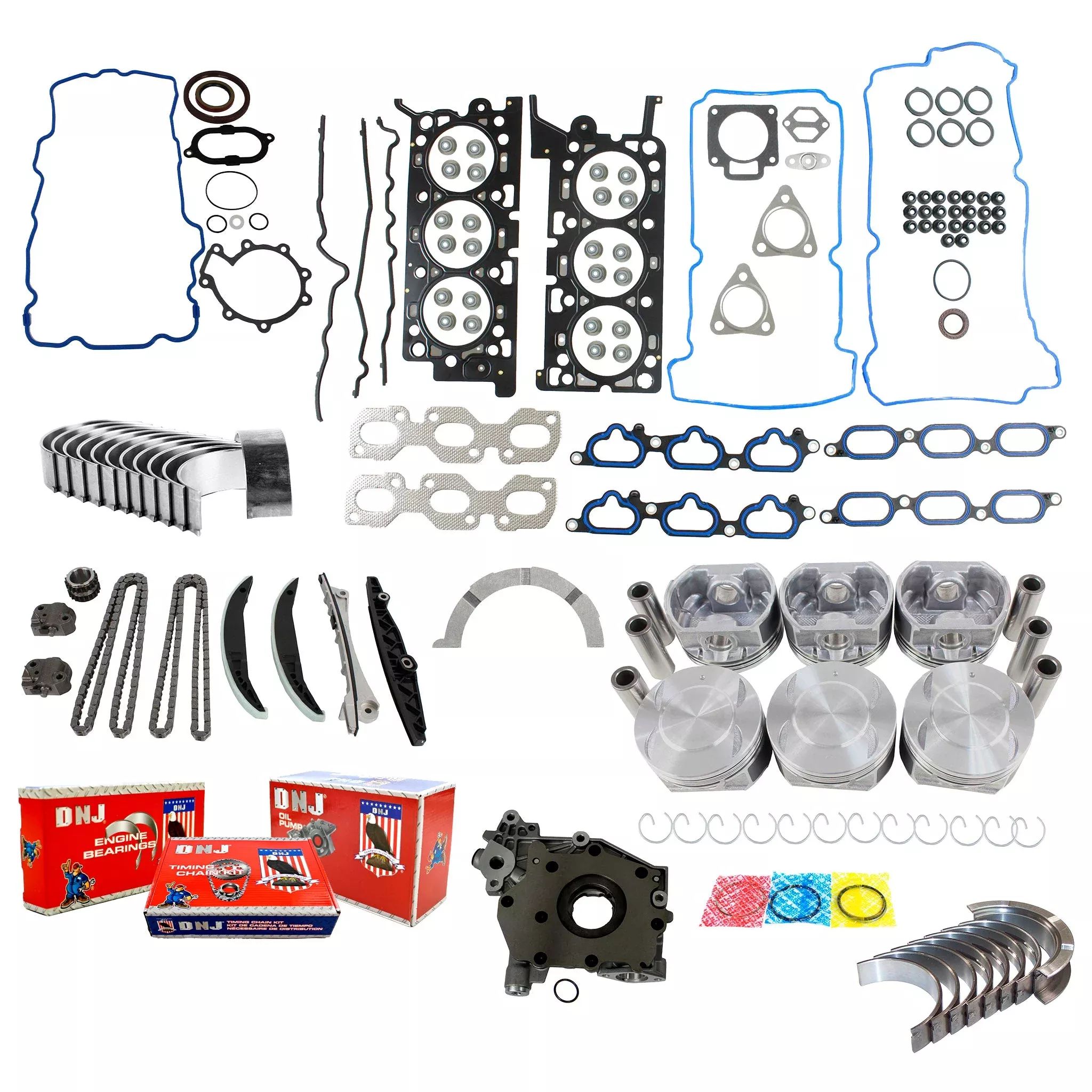 Master Engine Rebuild Kit 2004-2006 Mazda 3.0L