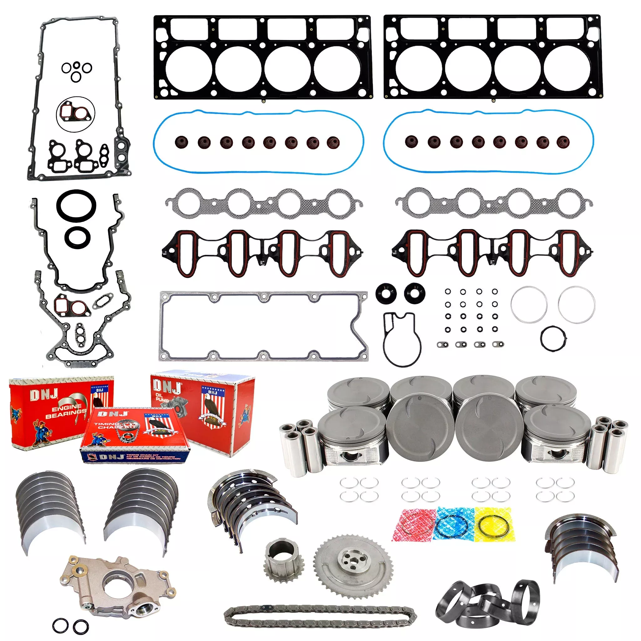 Master Engine Rebuild Kit 2006-2007 Chevrolet,GMC,Hummer 6.0L