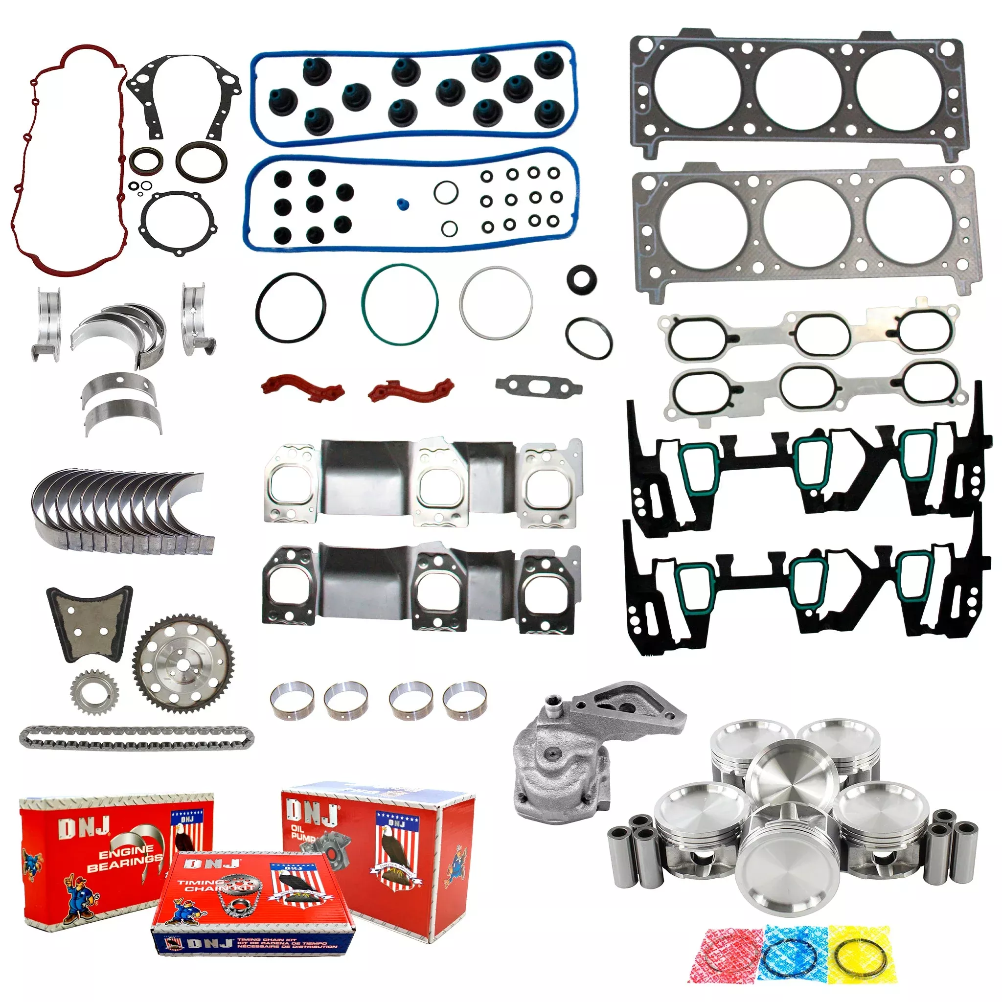 Master Engine Rebuild Kit 2007 Chevrolet,Pontiac 3.4L