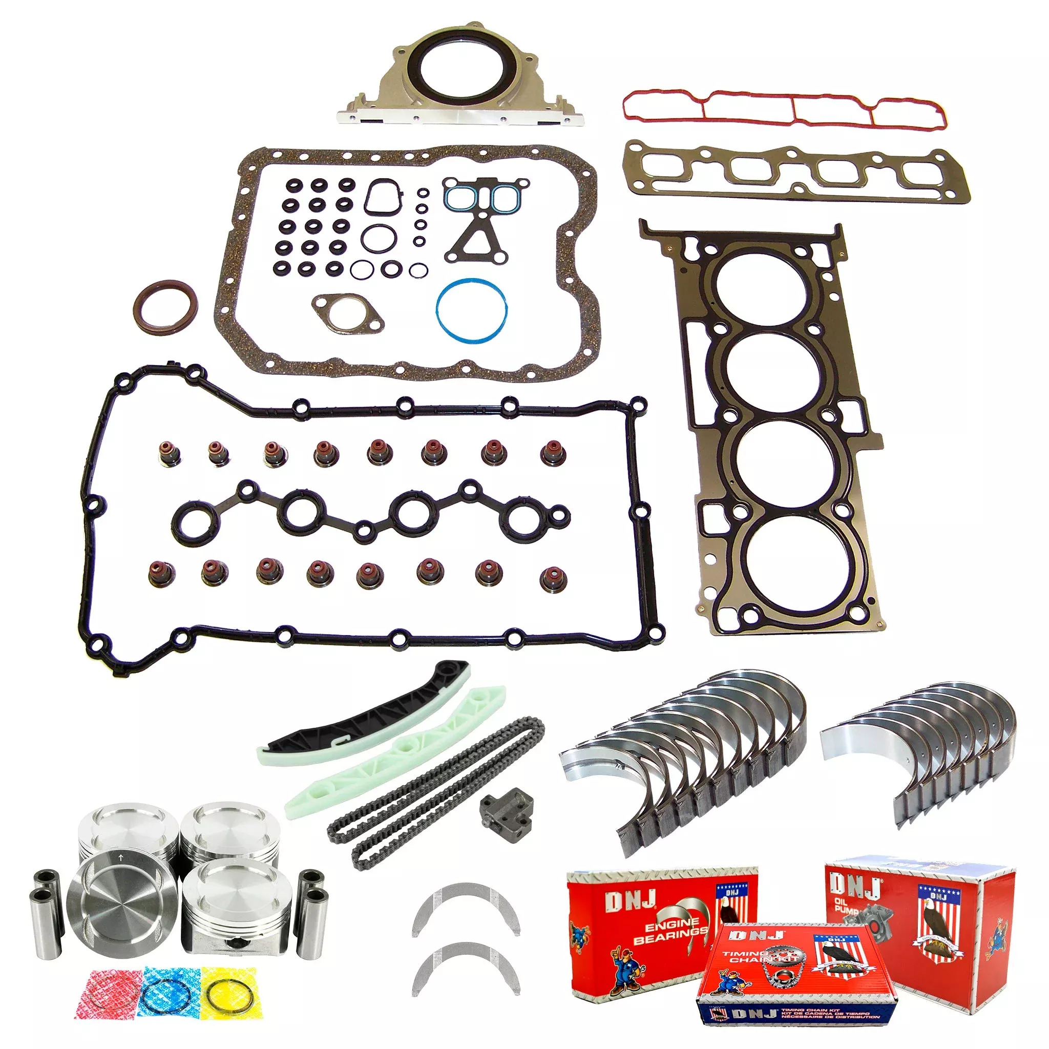 Master Engine Rebuild Kit 2008-2014 Chrysler,Dodge 2.4L