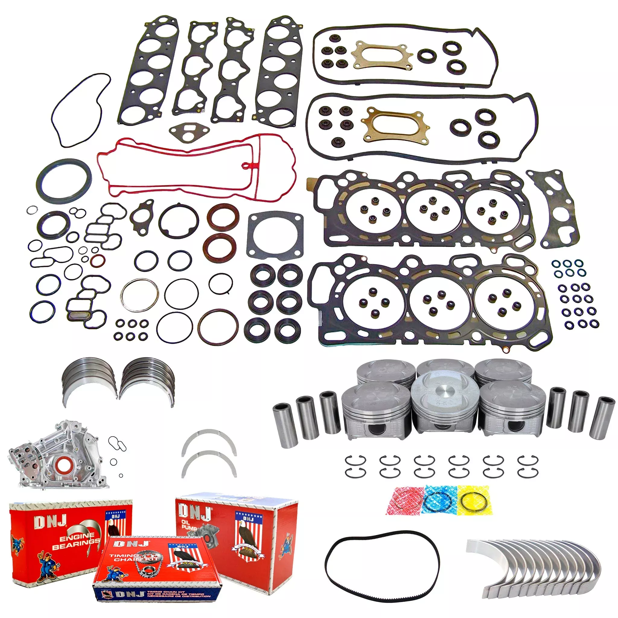 Master Engine Rebuild Kit 2011-2014 Honda 3.5L V6