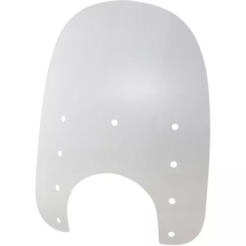 Memphis Shades 17" Slim Windshield - Clear w/9"cutout (MEP4220)