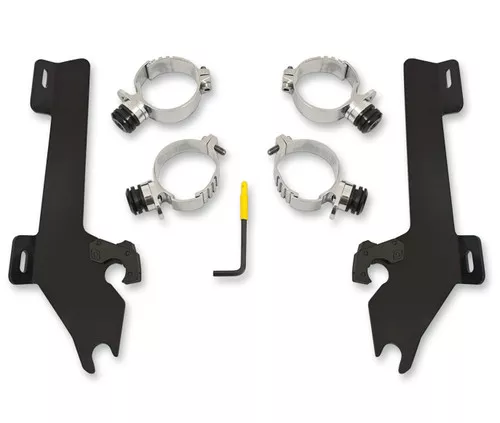Memphis Shades Batwing Fairing Black Trigger-Lock Mounting Kit (MEK1928)