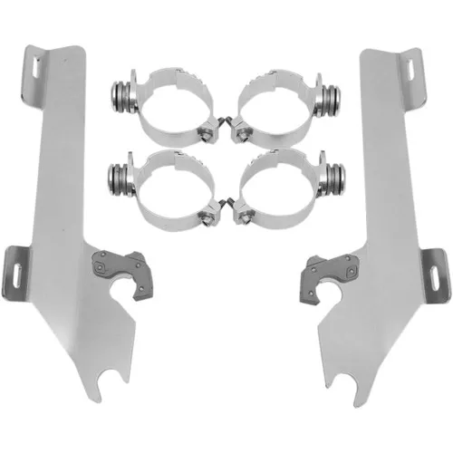 Memphis Shades Batwing Fairing Polished Trigger-Lock Mounting Kit (MEK2008)
