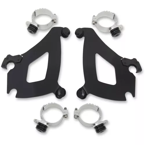 Memphis Shades Black Trigger-Lock Mounting Kit for Bullet Fairings (MEB1998)