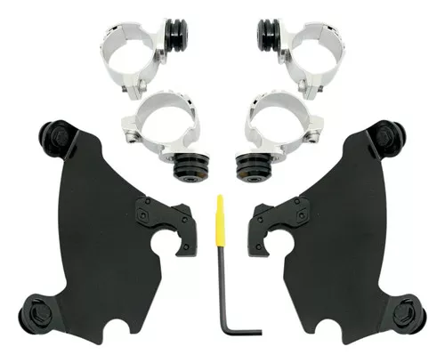 Memphis Shades Black Trigger-Lock Mounting Kit for Gauntlet Fairing (MEB2006)