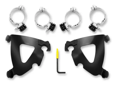 Memphis Shades Road Warrior Trigger-Lock Black Mounting Kit (MEB2030)