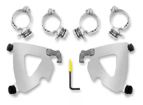 Memphis Shades Road Warrior Trigger-Lock Polished Mounting Kit (MEK2040)