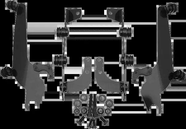 Memphis Shades Trigger Lock Sportshield Mounting Kit – Phantom – Black