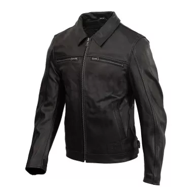 Merlin Kingsbury D3O AAA Leather Black Jacket
