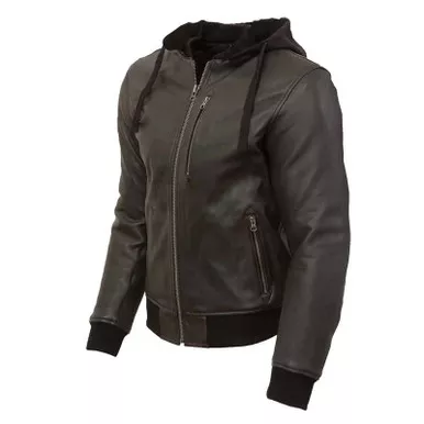 Merlin Trance Leather Black Jacket