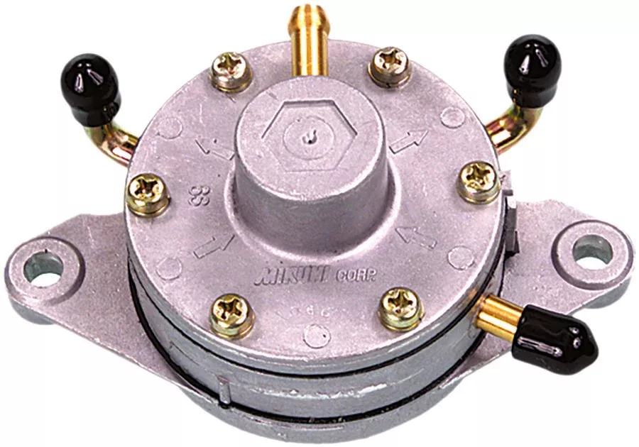 Mikuni Fuel Pump Dual Round Flush Mount - FDF52-73