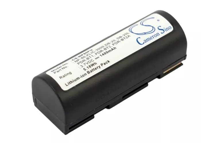 Mitsubishi MICROELITE 3300 1400mAh Camera Replacement Battery