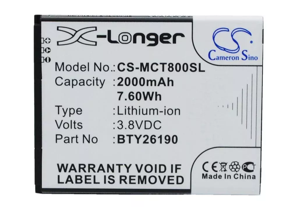 Mobistel Cynus T8 Mobile Phone Replacement Battery
