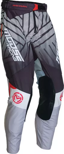 Moose Racing Sahara Black White Pants