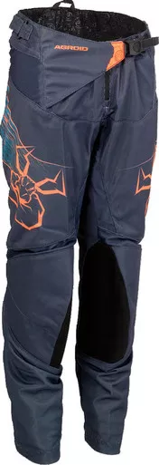 Moose Racing Youth Agroid Blue Orange Pants