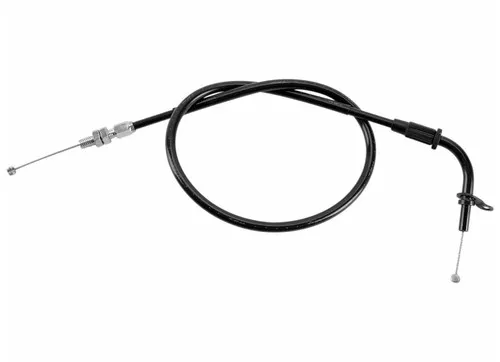 Motion Pro Black Vinyl Coated Throttle Pull Cable Stock Length (04-0225)