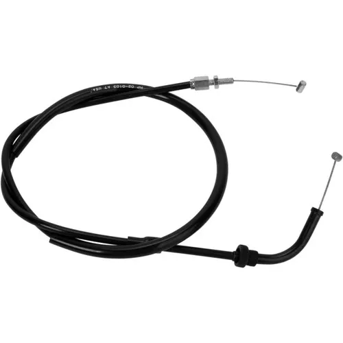 Motion Pro Black Vinyl Coated Throttle Push Cable Stock Length (02-0019)