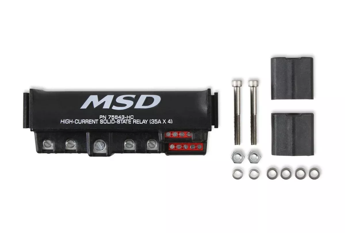 MSD High-Current Solid-State Relay 35 Amp per Channel up to 140 Amp Continuous 75643-HC