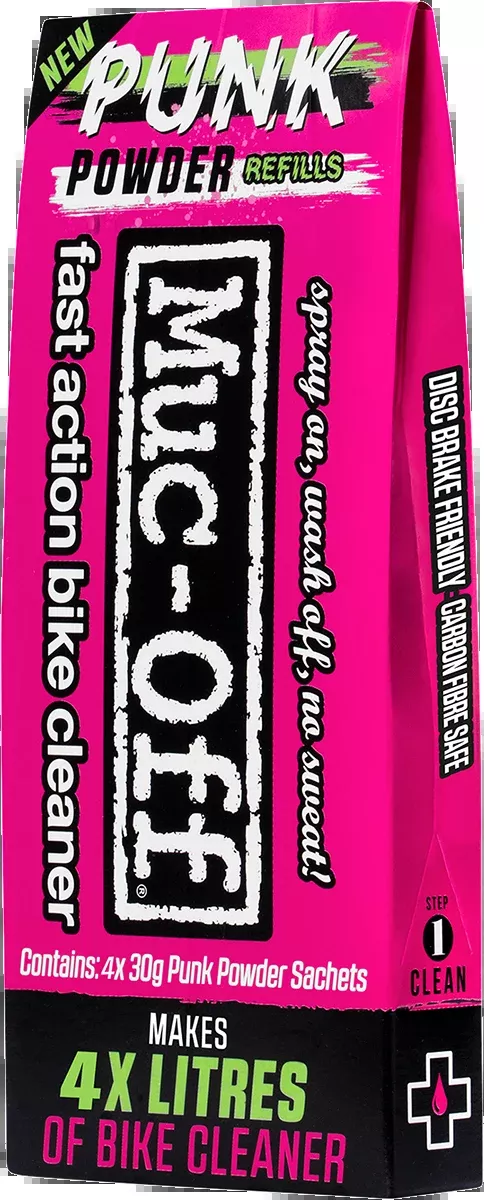 Muc-Off USA Punk Powder Concentrated Cleaner Refill Pack – 4 Pack-20561