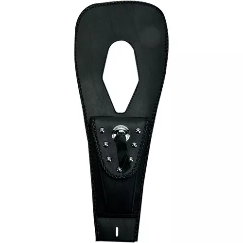 Mustang Chrome Studded Pouch Black Tank Bib (93303)
