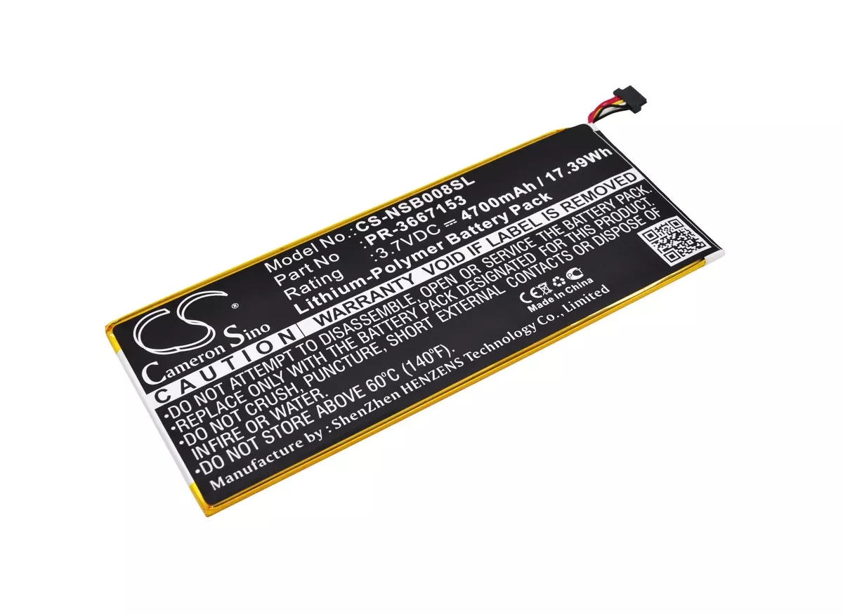 Nabi Dreamtab 8 in. DMTAB-NV08B Tablet Replacement Battery