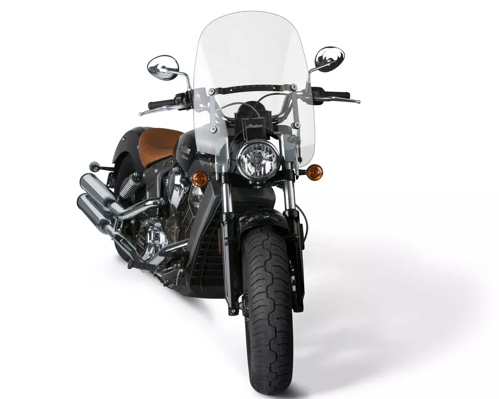 National Cycle Spartan Windshield Clear Quick Release 18.5" - N21203 For Indian Scout 2015-2024