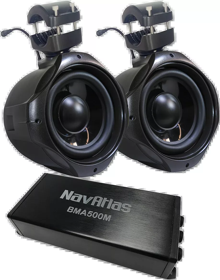 NavAtlas 8″ Subwoofer/Amplifier-NT308BPK