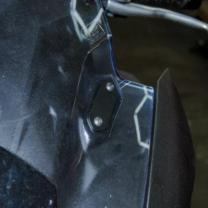 New Rage Cycles Mirror Block Off Plates Kaw-565-0266