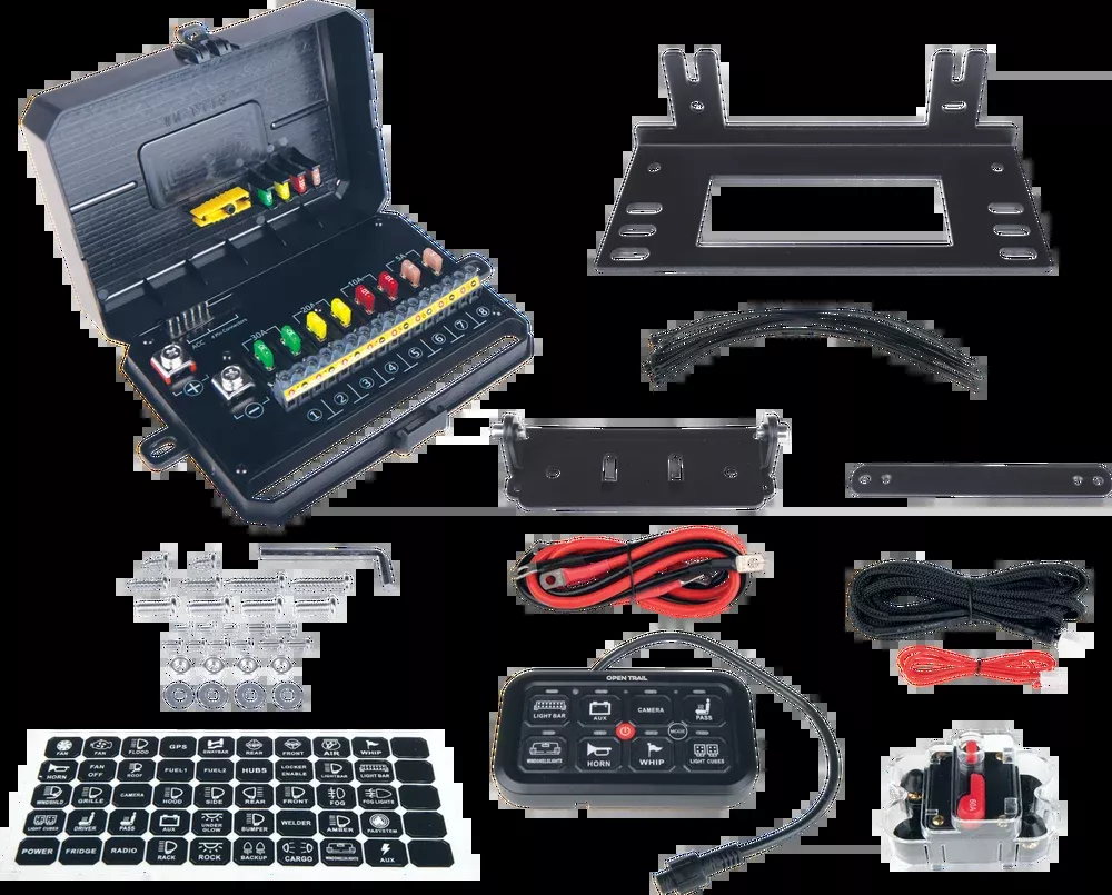 Open Trail Multifunction RGB Switch Panel 8 Gang - HMWB-0308