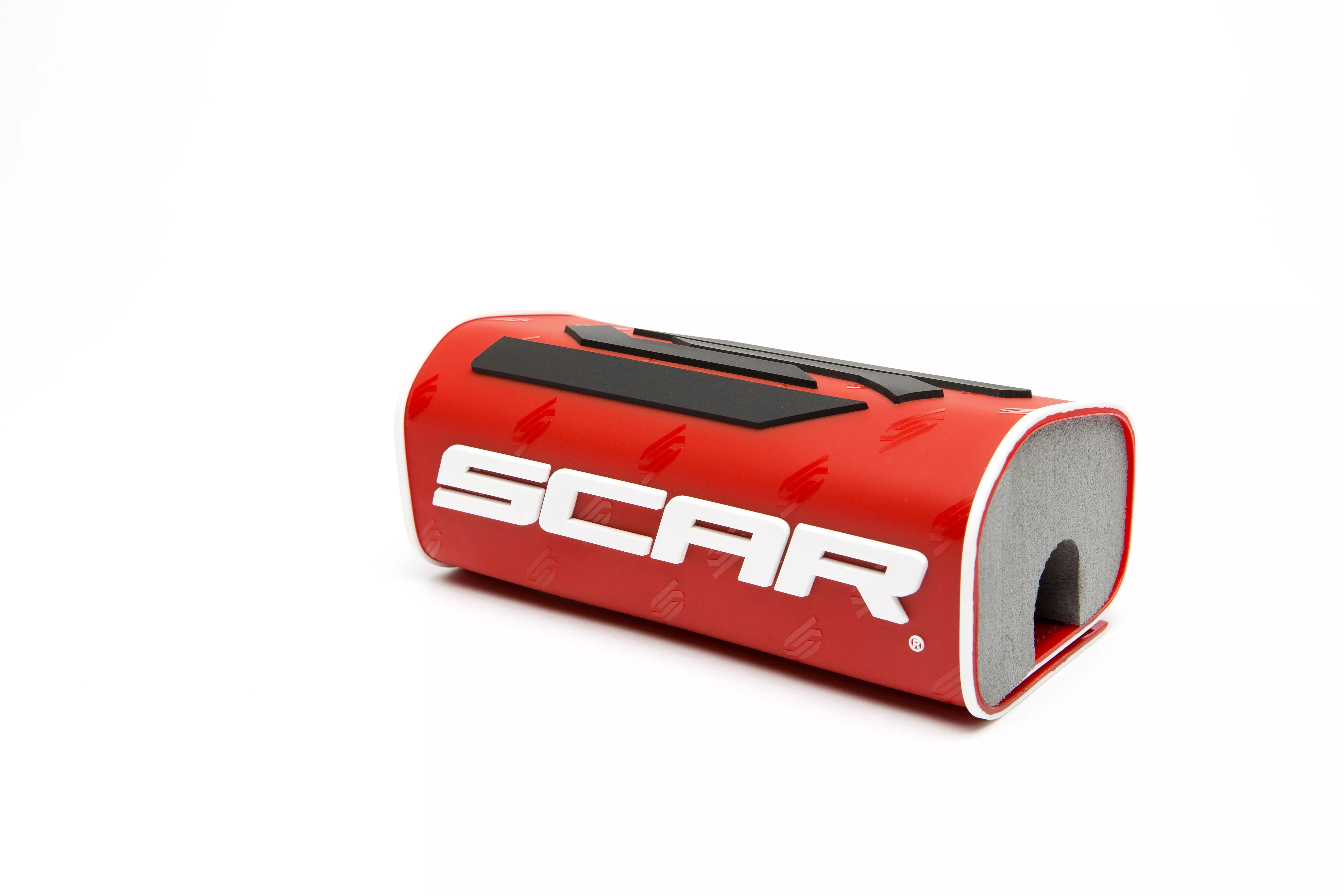 OVERSIZE HANDLEBAR PAD RED WITHOUT CROSSBAR 1 1-8 SCAR SMSORD