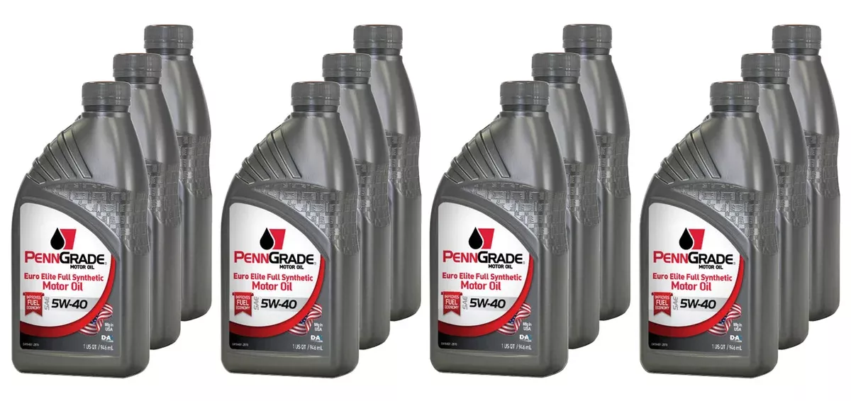 PennGrade Euro Elite 5w40 Case 12 x 1 Quart 61366