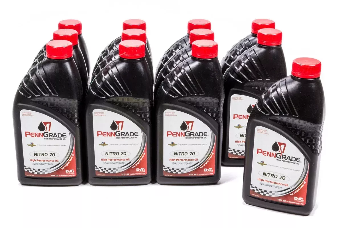 PennGrade Nitro 70 Racing Oil Case/12-Qt 71176