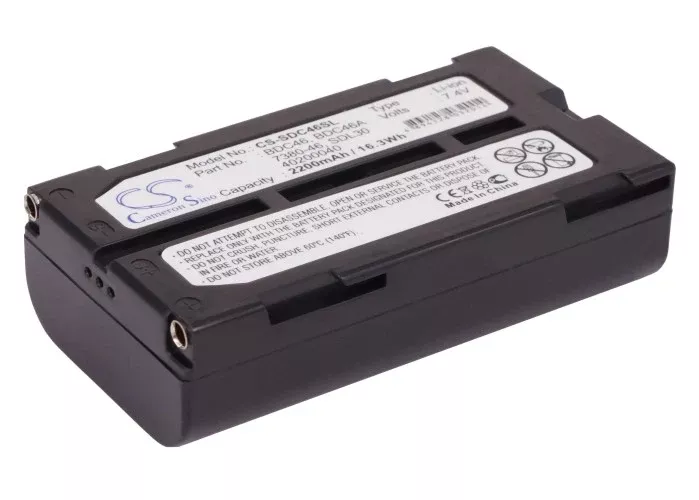Pentax DA020F 2200mAh Survey Multimeter and Equipment Replacement Battery