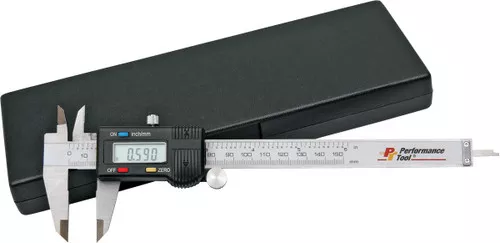 Performance Tool 0-6" LCD Digital Caliper with Case (W80152)