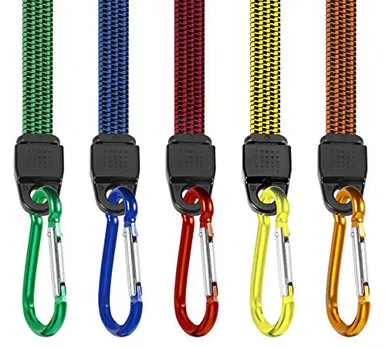 Performance Tool W1449 5 Pack Flat Carabiner Bungee Cord