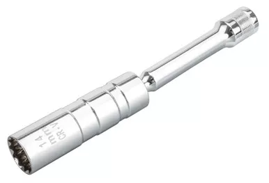 Performance Tool W80544 Mag Spark Plug Socket 3/8" Drive 14 mm Swivel Design