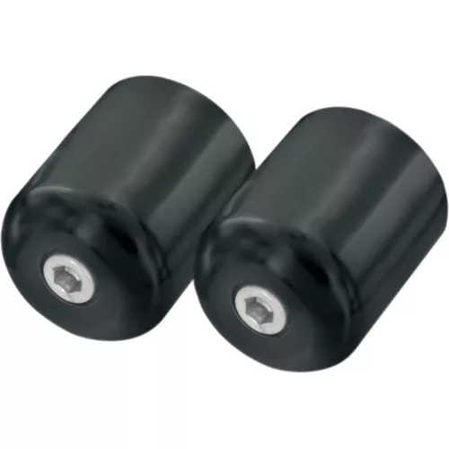 Pingel Delrin Black Motorcycle Bar Ends (62305)