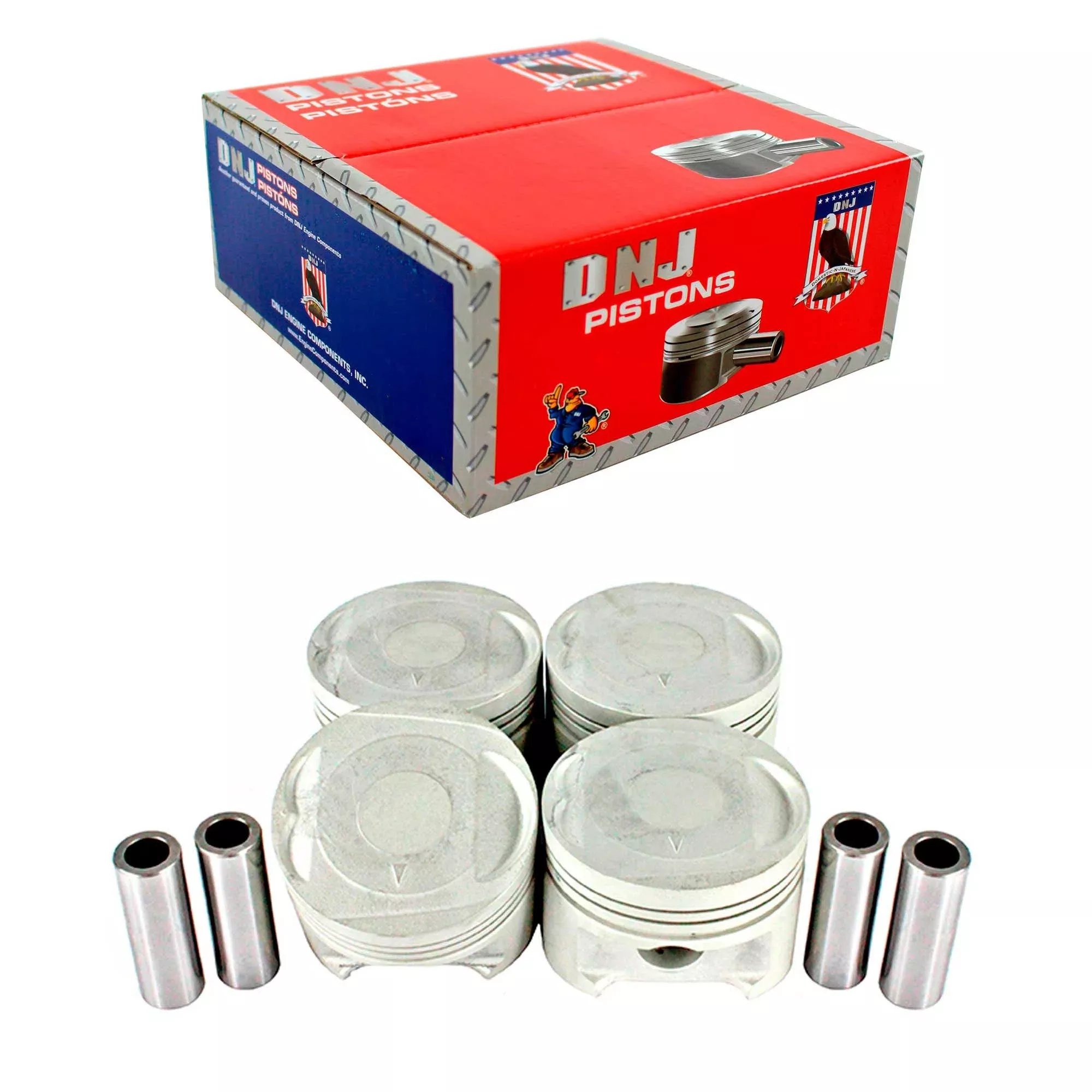 Piston Set 1993-1996 Mitsubishi 2.4L (Oversizes Available)