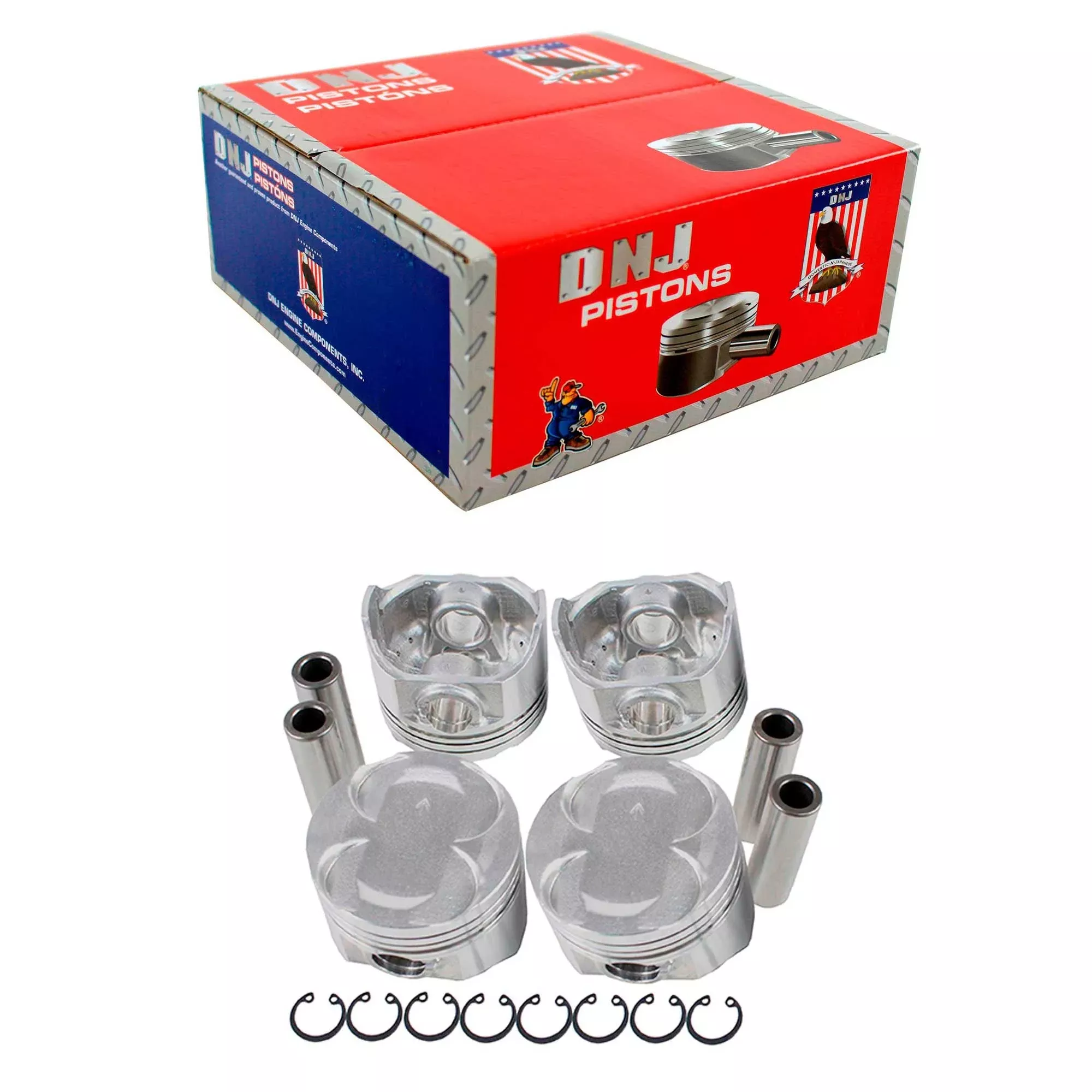 Piston Set 1998-2001 Chevrolet,Suzuki 1.3L (Oversizes Available)