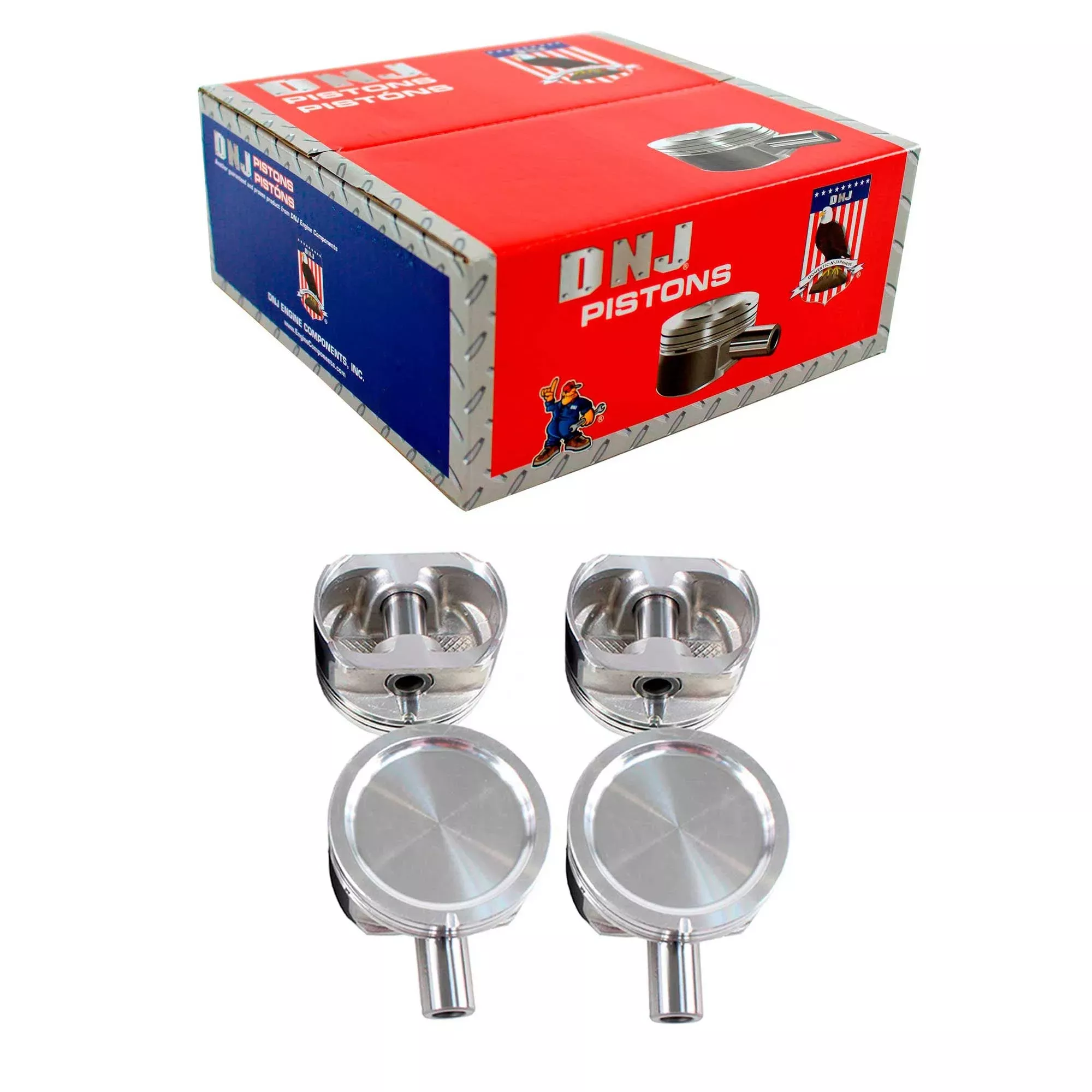 Piston Set 2001-2009 Ford,Mazda,Mercury 2.3L (Oversizes Available)