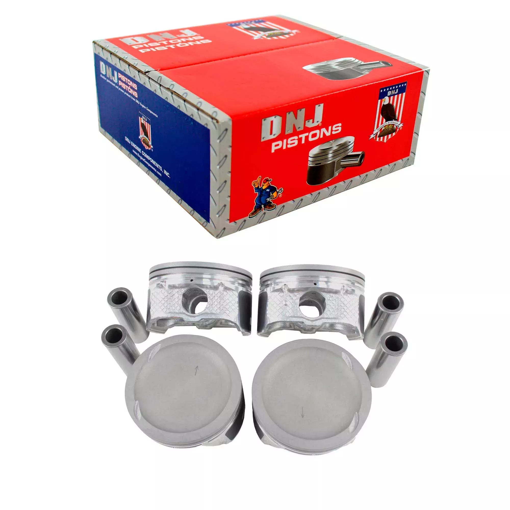 Piston Set 2003-2010 Ford,Mazda,Mercury 2.3L (Oversizes Available)