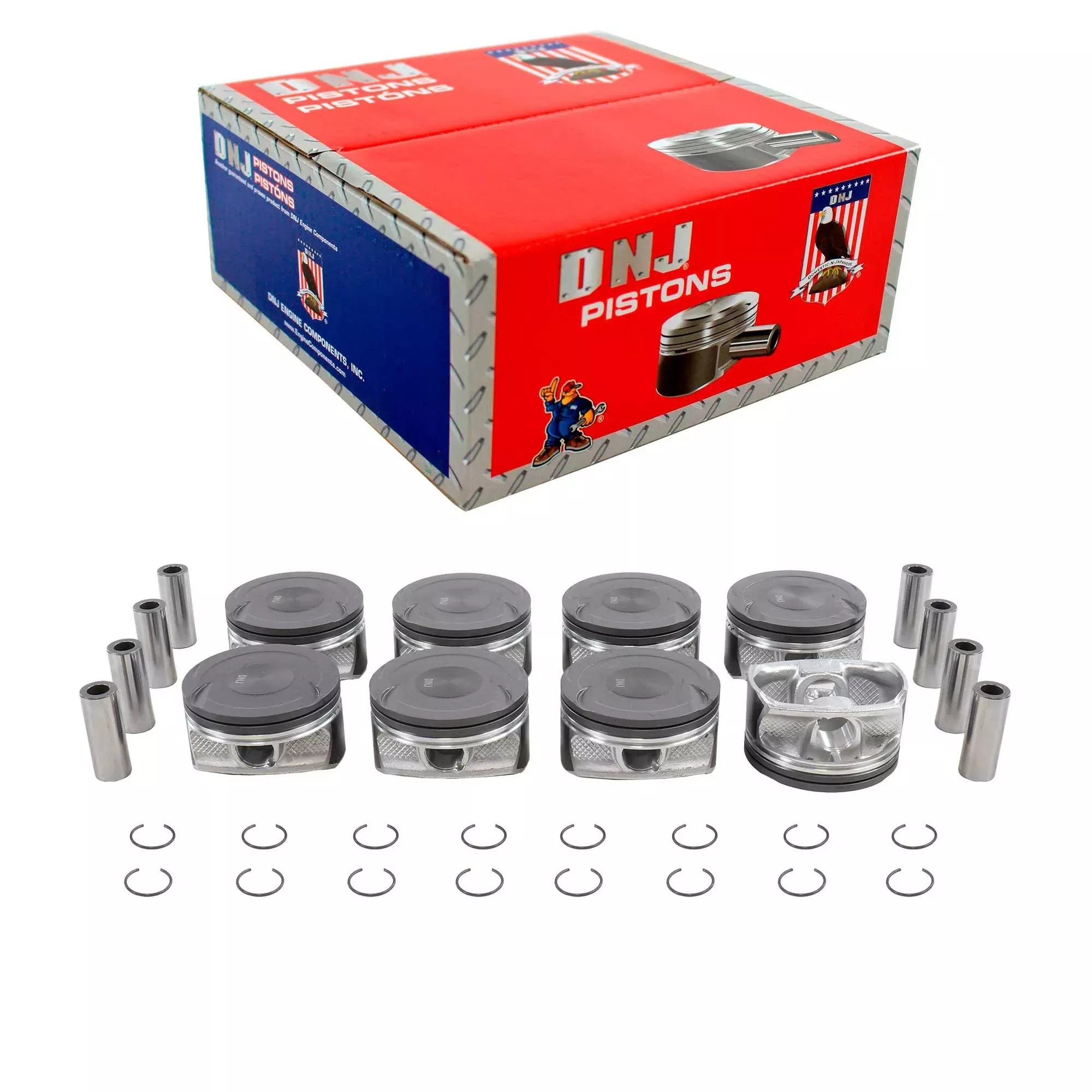 Piston Set 2010-2020 Ford 6.2L (Oversizes Available)