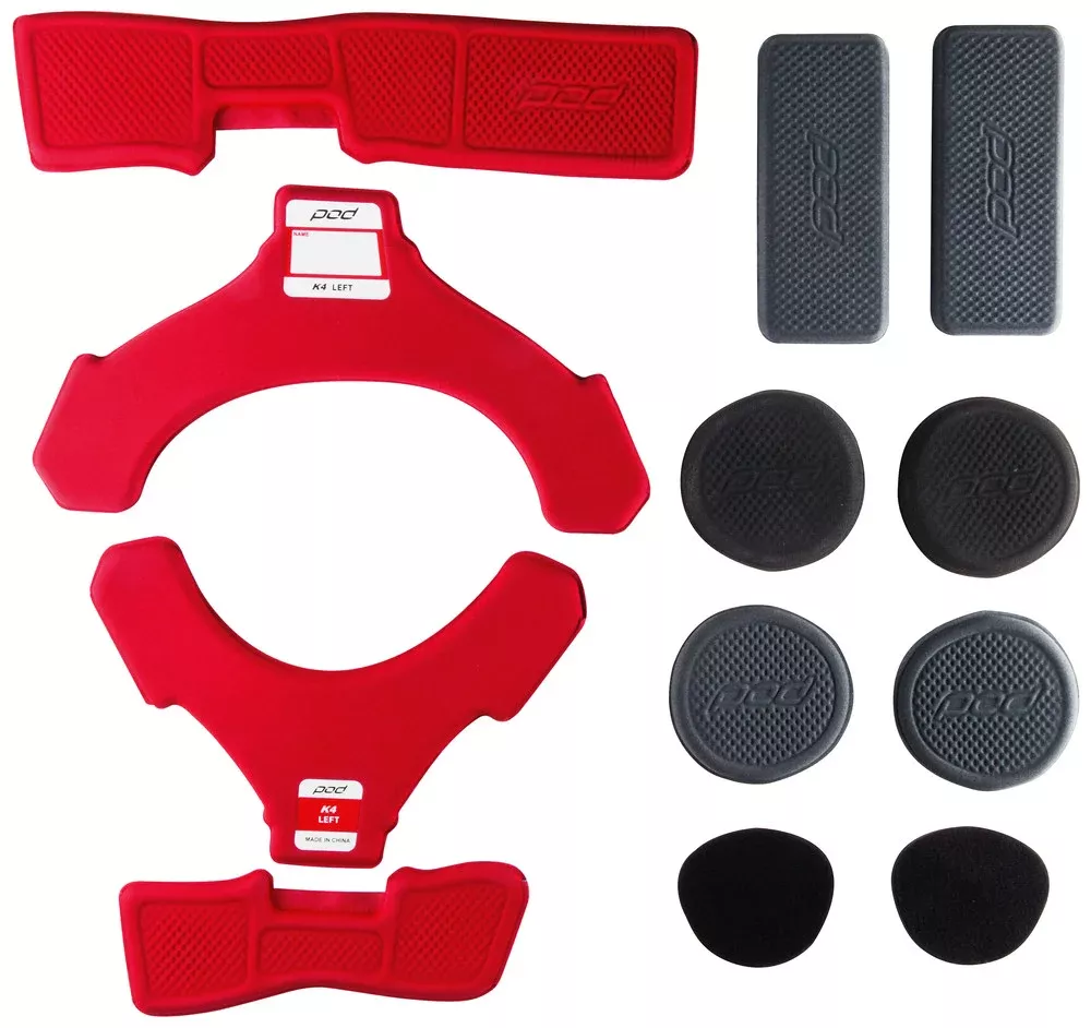 Pod K4 MX PAD SET RED (left) - KP440-066-OS