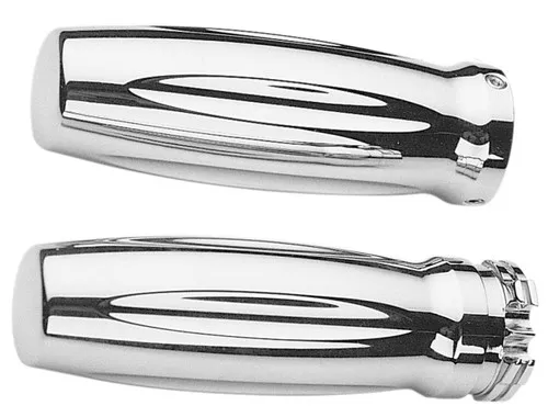 Pro-One Chrome Millenium Billet Aluminum Handlebar Grips (501310)