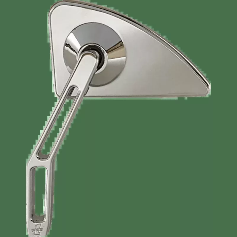 Pro-One Mirror, Mini TD,V2 Cut Out Stem, Left, Chrome